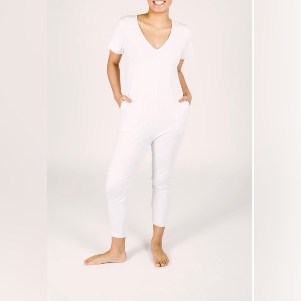 COPY - Smash and Tess Sunday Romper in Bridal White